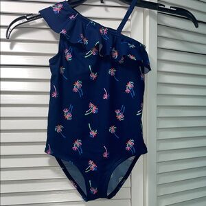 OshKosh B'gosh Toddler Girl Blue Floral Swimsuit